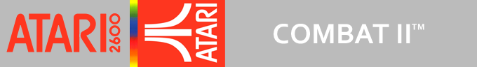 Combat logo for Atari 2600